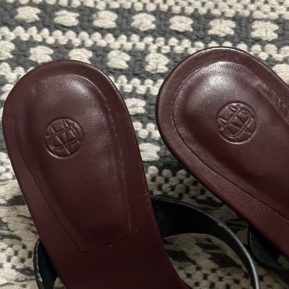 NWOT MASSIMO DUTTI Heeled Slip On Sandals - Picture 6 of 9